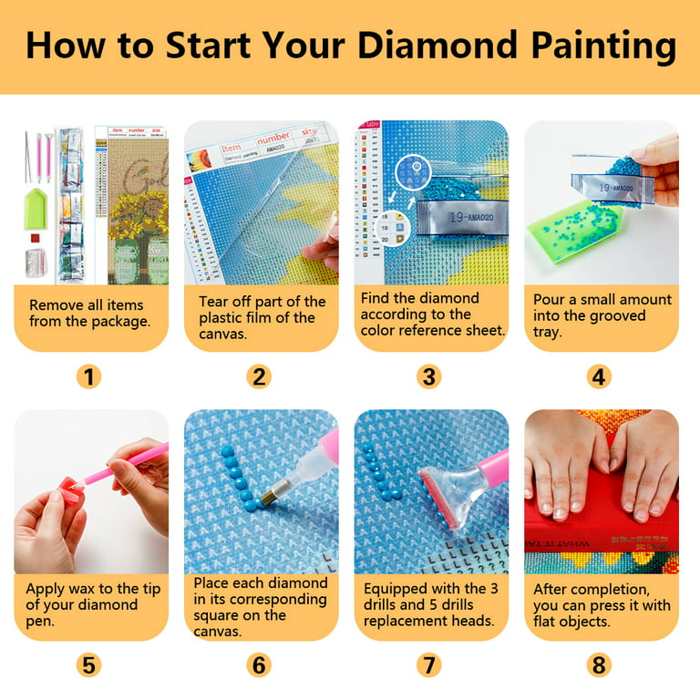  Adult Diamond Painting Kits, DIY 5D Round Vase Full Diamond  Flower Floral Diamond Art, Great for Kids Painting and Home Leisure and  Wall Decor : Arts, Crafts & Sewing