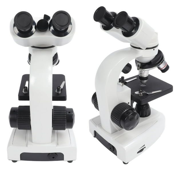 Microscopio Compuestomesto binocular 40x-5000X Ampliacia Iluminacia LED Oculares de Campo Amplio Cuerpo de Metal Microscopio Profesional Para Investigación Laboratorio