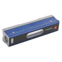 8 Inch Precision Level, Machinist Level Tool - 0.02mm/m Accuracy, Carbon Steel Spirit Level with Wooden Case for Engineers & Leveling Applications
