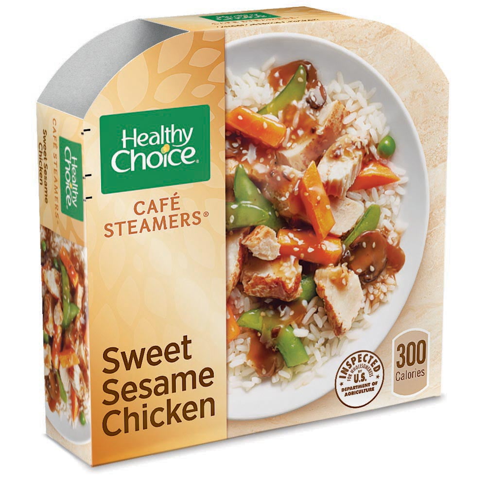 Healthy Choice Café Steamers Sweet Sesame Glazed Chicken Frozen Meal, 9
