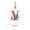 V, variant on CuiLiyq 26 Initial Letters Christmas Tree Pendant, Xmas Round Ornaments with Rope Personalized Monogram Decorations, for Christmas Party Gifts DIY Decor (Acrylic, Letter-U)