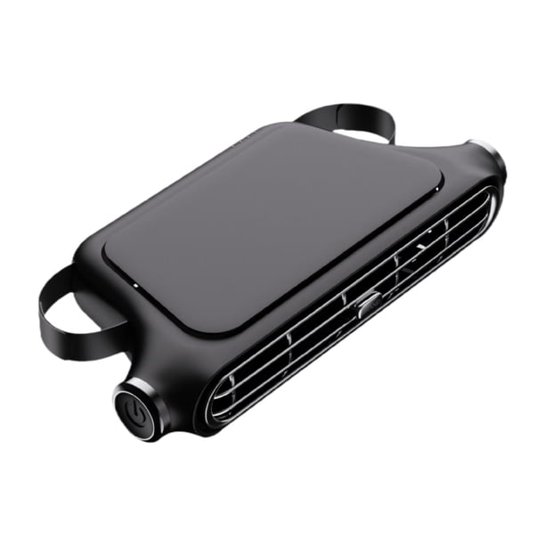 Ventilador de asiento trasero USB portátil con circulación de aire eléctrica. Negro