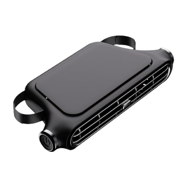 Ventilador de asiento trasero USB para coche, ventilador personal, ventilador eléctrico de circulación de aire, refrigeración. Negro