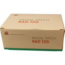 REMA TIP TOP RAD-120 Radial Tire Repair Patch 4-7/8" x 3" 2ply - Box of 10