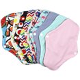 thumbnail image 2 of Cheers Serviette Hygiénique Imperméable en Fibre de Charbon de Bambou Lavable Réutilisable pour Femmes, 2 of 6