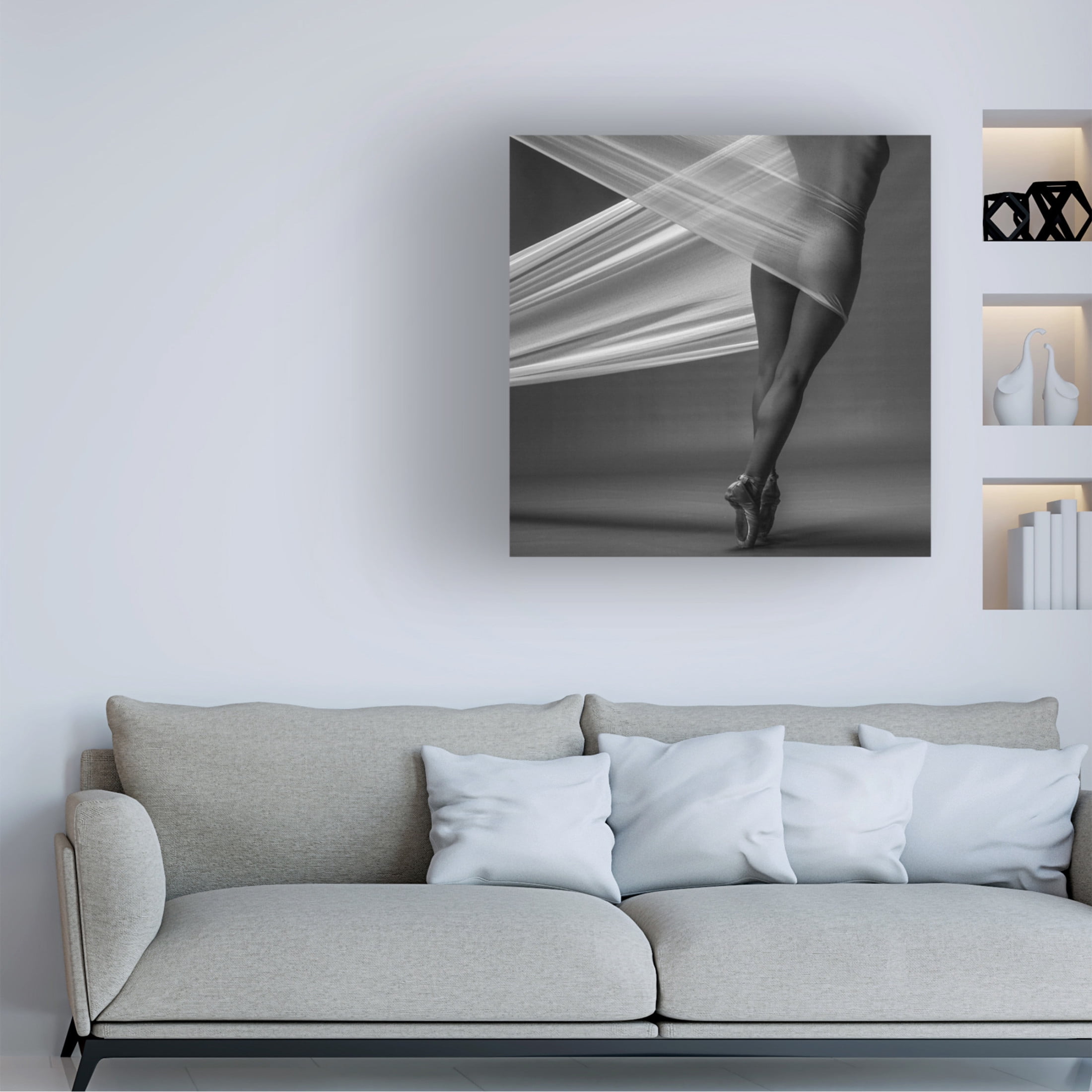 Malvin Jan Dyb 'Balance' Canvas Art - 35 x 35 Inches