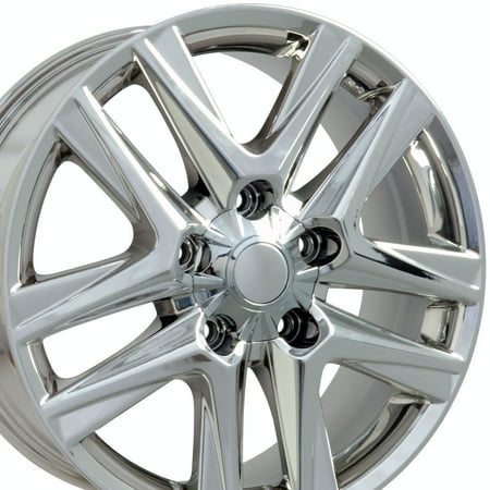 - 20x8.5 Wheel Fits Lexus, Toyota - LX570 Style Chrome Rim, Hollander 74280