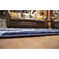 thumbnail image 5 of PREMIUM 3D Hand Carved Modern 8X10 8X11 Rug Contemporary 4518 Ocean Navy Blue, 5 of 9