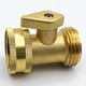 thumbnail image 4 of 1 paquete de válvula de cierre de latón para manguera de jardín, conector de manguera de agua de alta resistencia, adaptador de manguera para grifo con válvula de bola de cierre, 4 of 5