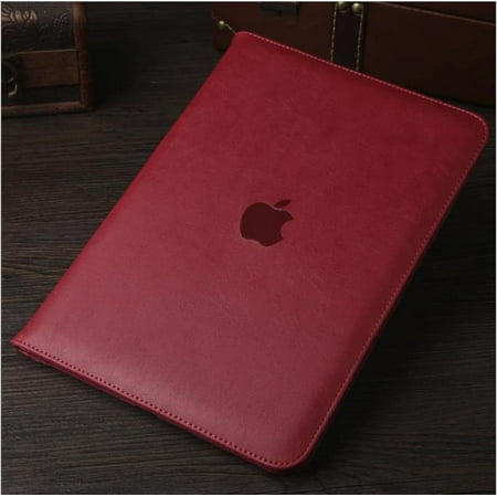 Leather Soft Pda Case - Hot Soft Leather Smart Stand Case Cover For iPad Air Pro & Mini 1 2 3 iPad 2 3 4,Khaki/Brown/Black/Blue/Rose Red