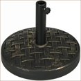 thumbnail image 3 of Patio Umbrella Base | 40 lbs Heavy Duty, Fits 1.5"/2" Poles, Bronze for Patio Lawn Poolside | Concrete | Beige, 3 of 10