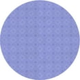 thumbnail image 1 of Ahgly Company Machine Washable Indoor Round Transitional Light Slate Blue Area Rugs, 4' Round, 1 of 7