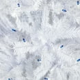 thumbnail image 4 of 6.5' Pre-Lit Slim Geneva White Spruce Artificial Christmas Tree Blue, 4 of 5
