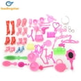 thumbnail image 1 of 50Pcs Accessories dolls Shoes Bag Mirror Hanger Comb Bracelet Toy Set Not Repeatable, 1 of 4