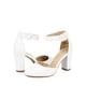 thumbnail image 3 of Zapatos de Tacón Angela para Mujer DREAM PAIRS Blancos con Tacones de 8.5 cm, 3 of 7
