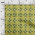 thumbnail image 1 of oneOone Cotton Poplin Fabric Check & Triangle Ikat Print Fabric By Yard 56 Inch Wide, 1 of 4