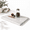 Nestos White, variant on Black Fantasy Marble Board, 13.58 x 9.41 x 1.85 in, Versatile Kitchen Countertop Serving Platter