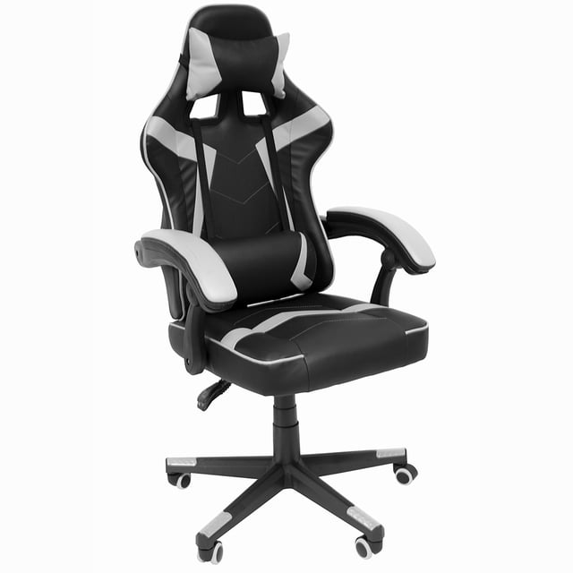 Silla Gamer Audiotek Reclinable Ergonomica Blanco Gaming