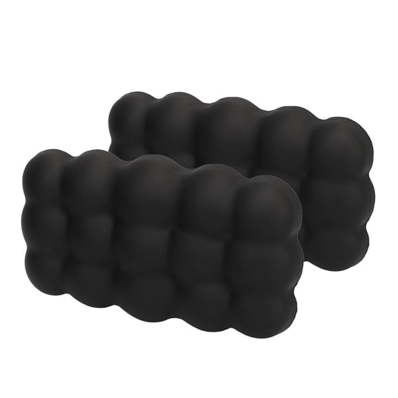 Nieyigj 2PCS Car Knee Cushion Memory Foam Auto Center Console Leg Elbow Cushion Pad Universal Fit Black