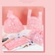 thumbnail image 2 of Bearachild 50 Uds. De bolsas de plástico rosa, bolsa de transporte fina ligera, plegable, ecológica, bolsillo de almacenamiento, regalo, comprador de Decoración del hogar 2 pequeños 20*36 12cm Bearachild HA075275-02, 2 of 6