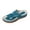 Light Blue, variant on Women's Orthopedic Flip Flops Arch Support Summer Wedge Sandals Beach Walking Shoes Size 6-9