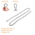 thumbnail image 2 of Uxcell Purse Chain Strap, 32" Purse Strap Shoulder Bag Replacement Strap, White&Silver, 2 of 6