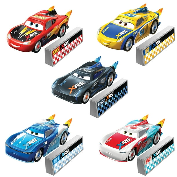 Disney Pixar Cars Xrs Rocket Racing Collection With Flaming Exhaust Character May Vary Walmart Com Walmart Com