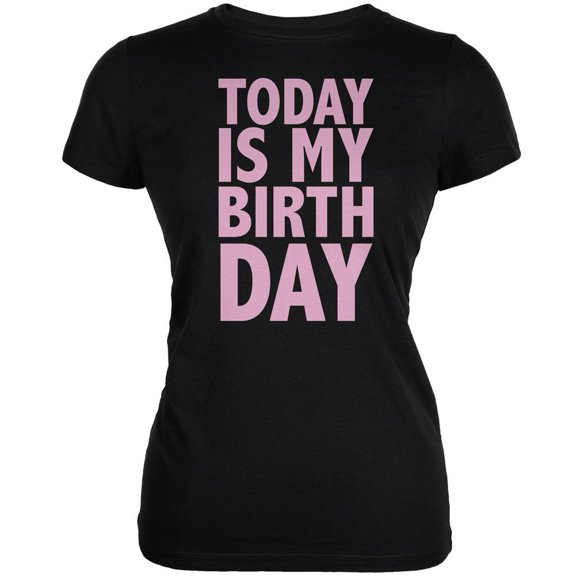 Today Is My 16th Birthday Girl Black Juniors Soft T-Shirt - 2X-Large