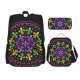 thumbnail image 1 of Easygdp Mardi Gras5 Mochila para Niños y Niñas con Set de Caja de Almuerzo y Estuche para Lápices 3 en 1, Mochila Escolar Estampada para Adolescentes, 1 of 7