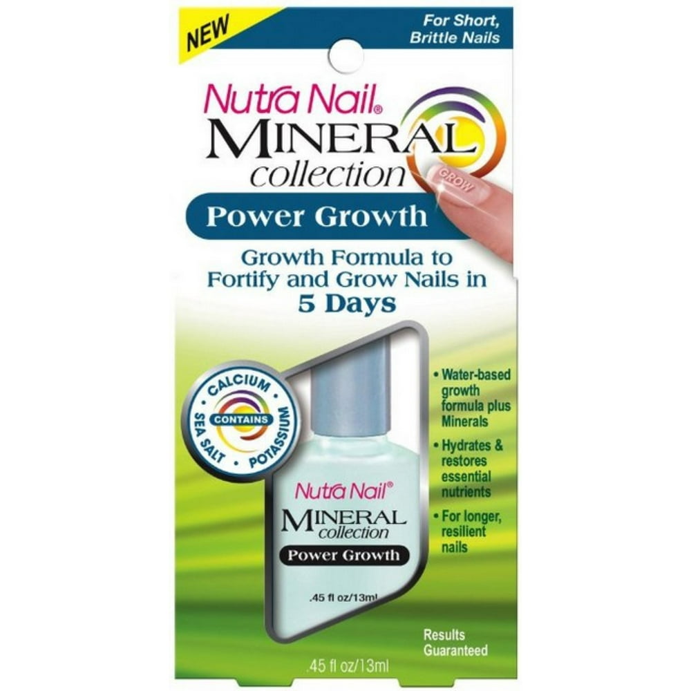 Nutra Nail Mineral Care Power Growth for Short Brittle Nails Walmart