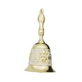 thumbnail image 4 of Almencla Christmas Resturant Service Bell, Dining Table Bell, Handheld Ringing Bell, Decorative Hand Bell Retro Call Bell Decor White Golden, 4 of 8