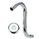 thumbnail image 1 of Irfora 8 pulgadas de acero de alta altura de extensión de cuello de ganso curvado en S Brazo de ducha Baño Irfora Brazo de ducha, 1 of 7