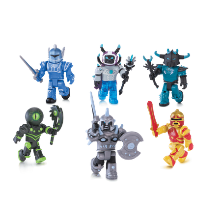 Roblox Action Collection Six Figure Pack Styles May Vary Includes 1 Exclusive Virtual Item From Roblox Fandom Shop - roblox toys action figures car crusher panwellz with virtual