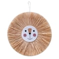 thumbnail image 1 of Nordic Rural Hand-woven Cartoon Lion Tiger Straw Wand ing Crafts Cotton Thread Weaving Tapestry Decor, 1 of 7