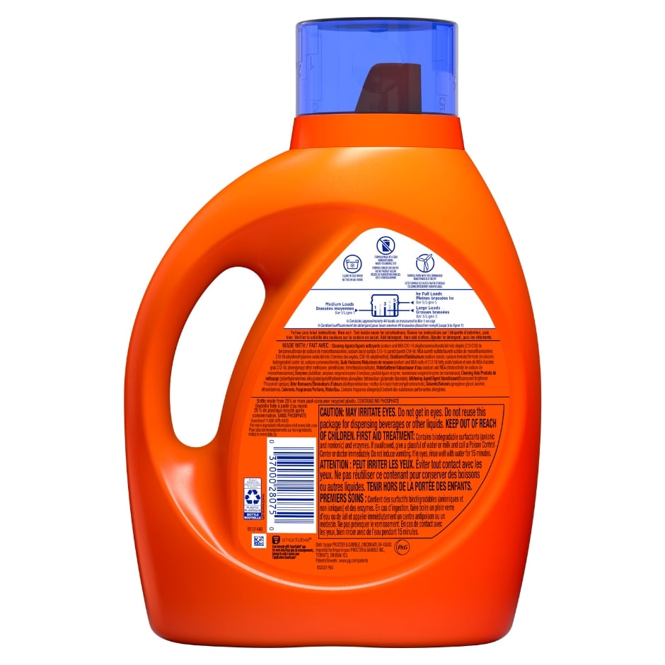 Tide Spring Meadow Liquid Laundry Detergent (Pack 1) - 44 Loads, 69fl