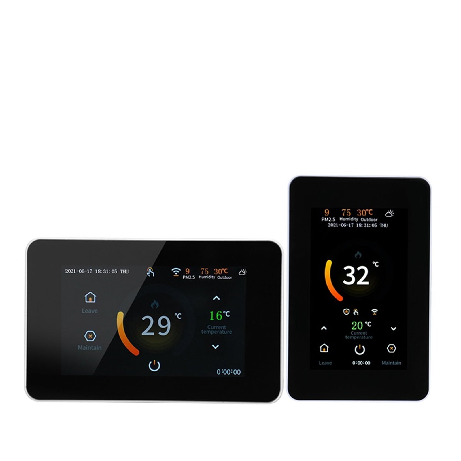 Tuya Smart Thermostat Electric Floor Heating Water Heating Temperature Controller CO2 And Humidity Sensor