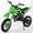 Green, variant on FONA 49cc 2-Stroke Dirt Bike for Kids 8-12, 25mph Mini Motorcycle with Dual Disc Brakes, Multi Terrain Tires, Suspension & Soft Seat Black