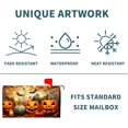 thumbnail image 5 of Halloween Mailbox Covers Magnetic Standard Size 18 X 21 Inch Fall Pumpkin Mailbox Cover Sunflower Orange Mailbox Wraps Post Box Cover Decoration Outdoor Garden Home Yard Outside, 5 of 6