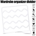 thumbnail image 3 of Armario Estante Organizador Divisor Armario Estante Partición Estantes Armarios Ropa Divisor Organizador Hogar Decoración Gancho Speravity HA020836-00, 3 of 7