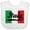 AA-White, variant on Inktastic Italy Flag Boys or Girls Baby Bib
