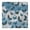 Blue Butterfly Cloud, variant on Blue Butterfly Cloud Pattern Square Fitted Tablecloth with Elastic Edge,Square Table Cover,Washable Elastic Table Cover for Home Kitchen Party Decor 36"x36"