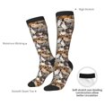thumbnail image 4 of Fotbe Cut Cats Calcetas Divertidas Estampadas para Hombre y Mujer, Calcetas de Algodón hasta la Rodilla para Caminar, Correr, Enfermería y Embarazo, 4 of 6