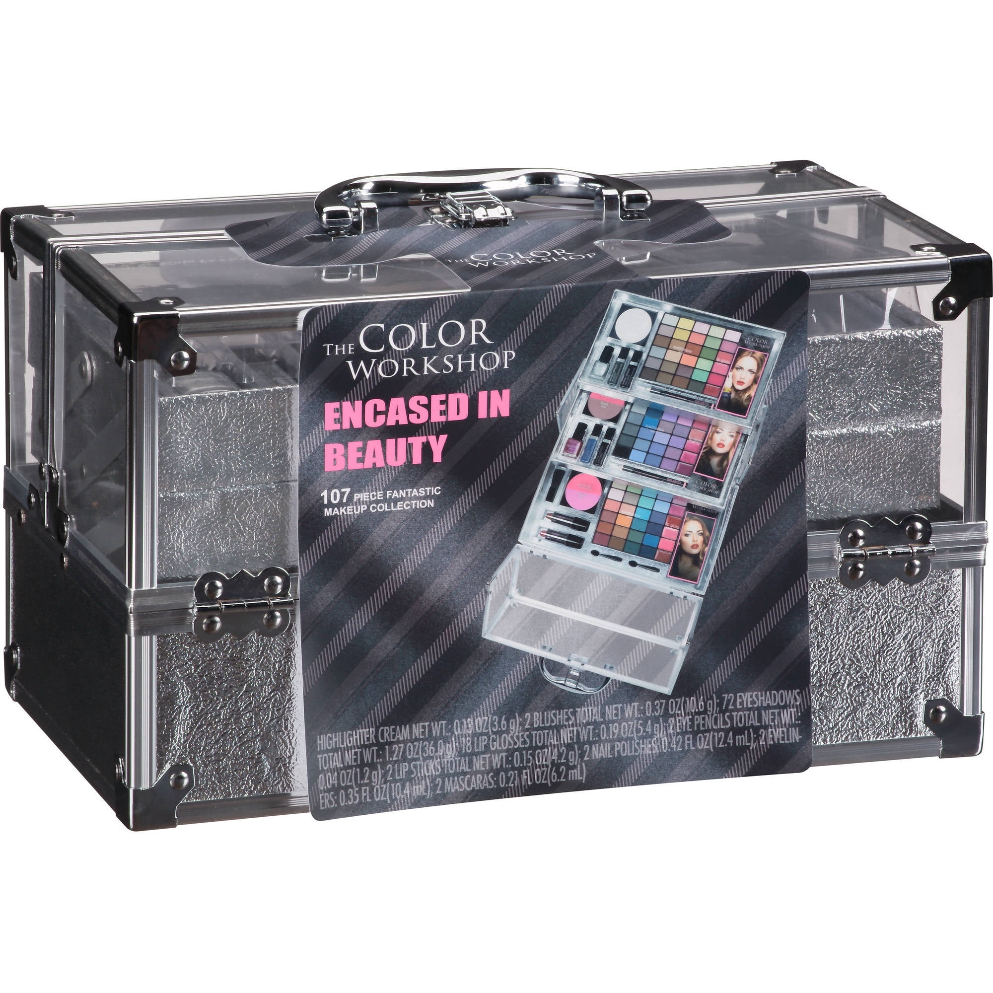 The Color Encased in Beauty Fantastic Makeup Gift Set, 107 pc
