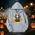 thumbnail image 4 of Grblisyd Cute Hoodies for Teen Girls Halloween Trendy Preppy Hooded Sweatshirts Oversized Long Sleeve Pullover Tops, 4 of 6