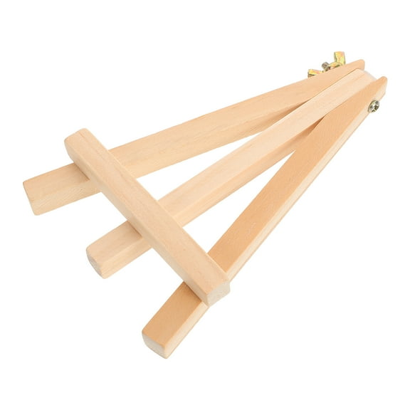 Raindrops 1Pcs Table Top Easel for Painting Portable Khaki Beechwood Advertising Frame 15.00X9.00X3.00CM