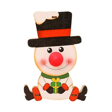 

Hanging Decorations Outdoor Christmas Tree Pendant Glowing Small Pendant Scene Arrangement Santa Snowman Deer Christmas Decorations