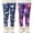 Unicorn + starry sky, variant on Popvcly 2 Pack Girls Winter Warm Leggings Fleece Lined Leggings Thick Thermal Tights Pants 2-11T