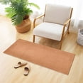 thumbnail image 6 of Dailycode Brown Bathroom Rugs Non Slip Absorbent Soft Plush Quick Dry Bath Mat, 39"x20", 6 of 8
