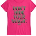 thumbnail image 3 of Wicked - Dont Hide Your Magic - Women's Fitted Graphic T-Shirt, 3 of 4