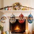 thumbnail image 6 of YingYouFu Easter Hanging Eggs, Multicolored Easter Egg Hanging Ornaments, Decorative Hand Painted Ball DIY Crafts Tree Ornaments for Decoration, 6 of 7